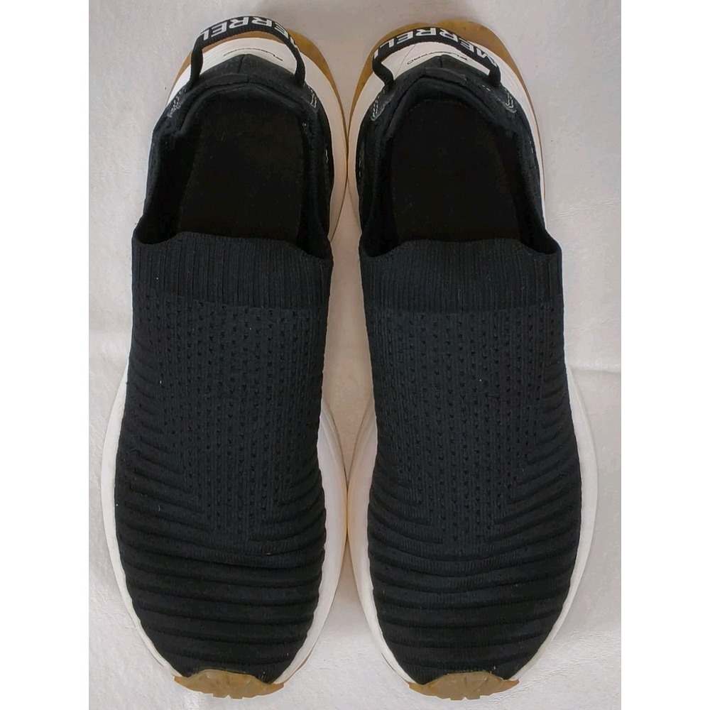 Merrell Embark Moc Black Slip On Knit Sneakers Womens Size 8.5 Vibram FloatPro - Picture 3 of 8